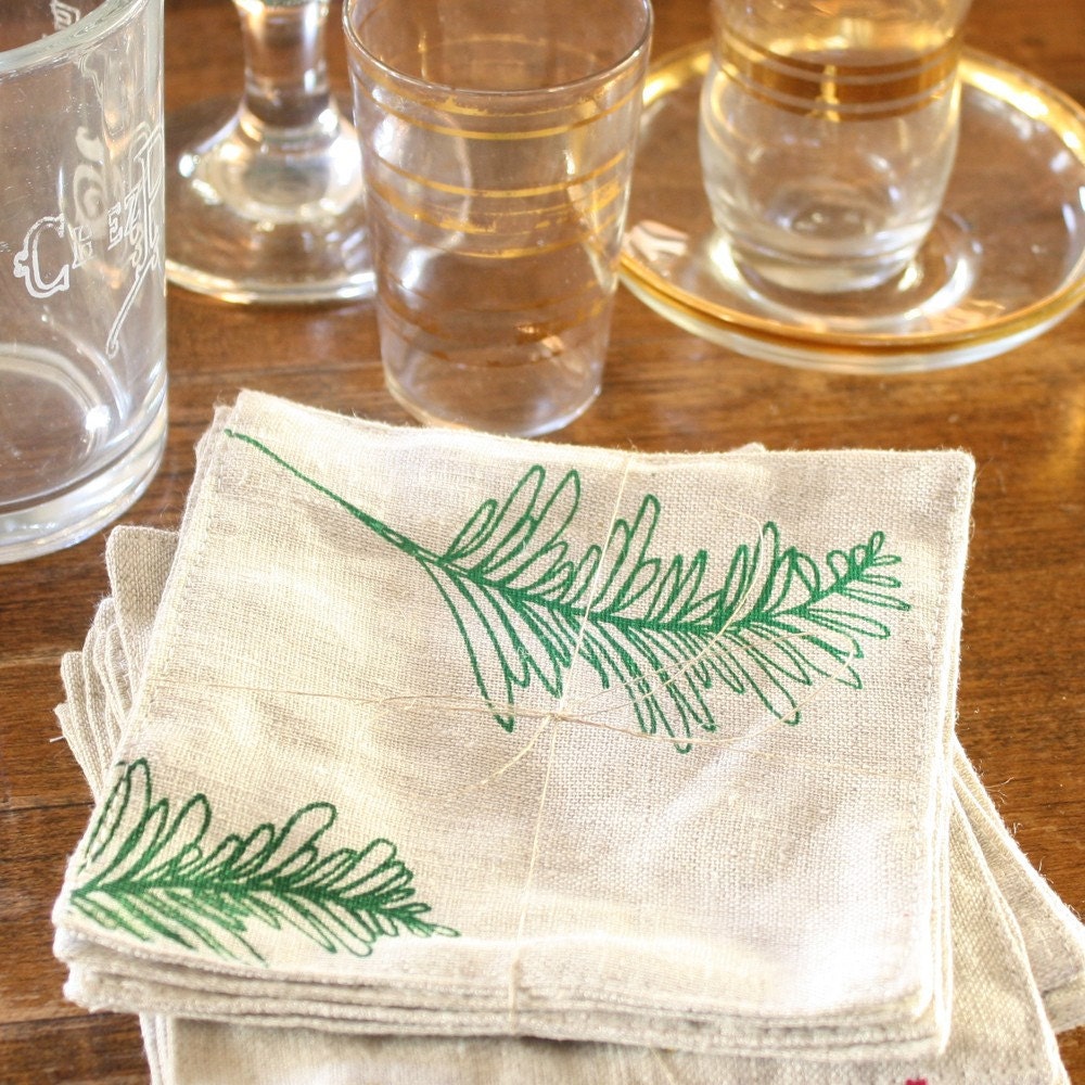 napkin, fern