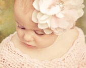 DIY Wedding Fabric flower tutorial how to make a headband instructions PDF download