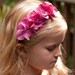 DIY Fabric Flower Tutorial pattern - with headband and clip instructions PDF ebook Instant Download