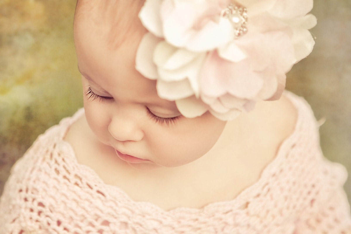 DIY Wedding Fabric flower tutorial how to make a headband instructions PDF download