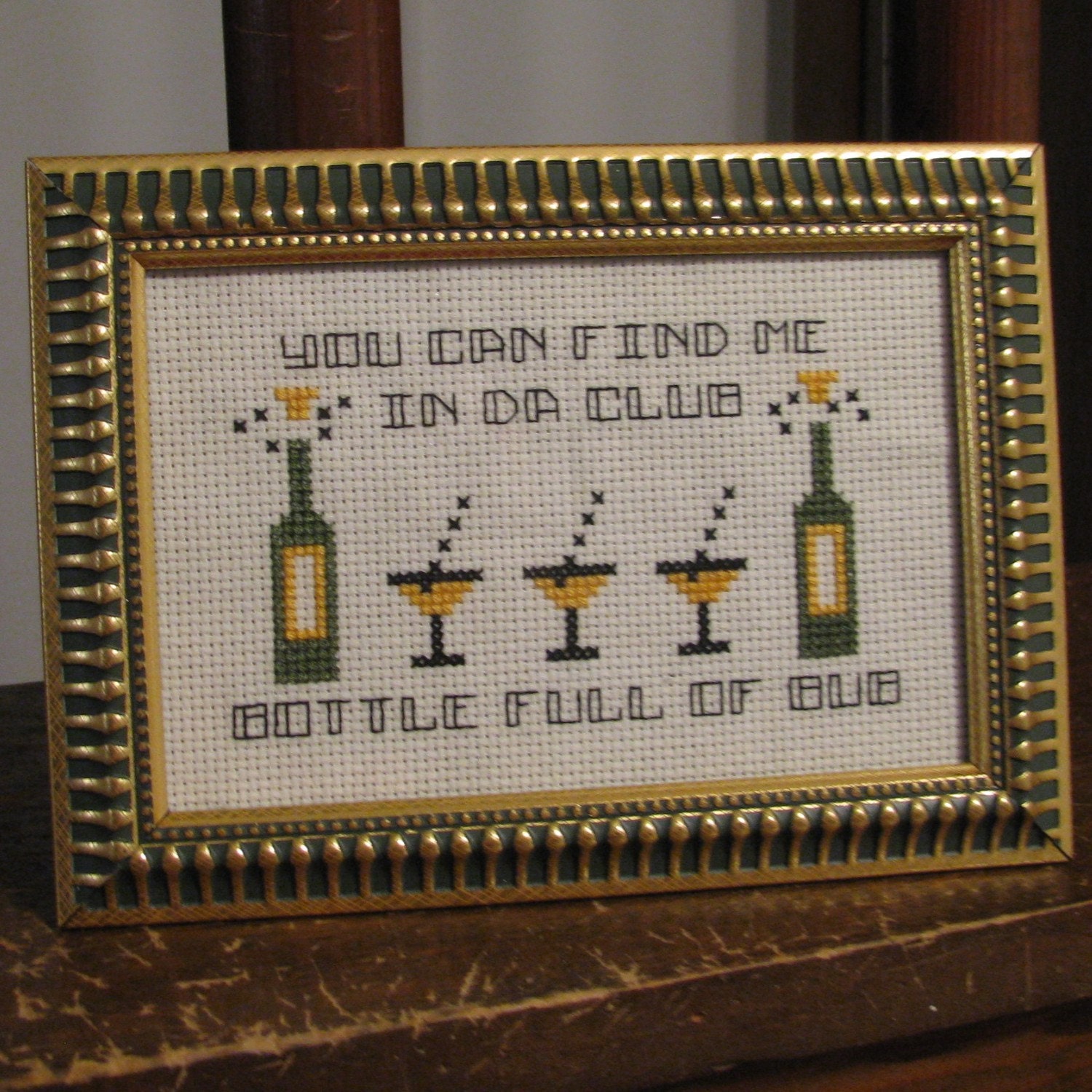 In Da Club 50 Cent Cross Stitch