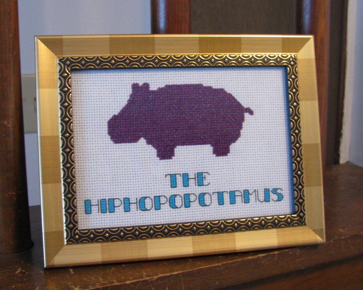 PATTERN ONLY Hiphopopotamus Hippo Stitch