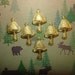 Mushroom Charms BELL CAP  Brass Findings Jewelry /Scrapbook Art/Collage/Crazy Quilt on Etsy x6