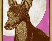 Italian Greyhound Print