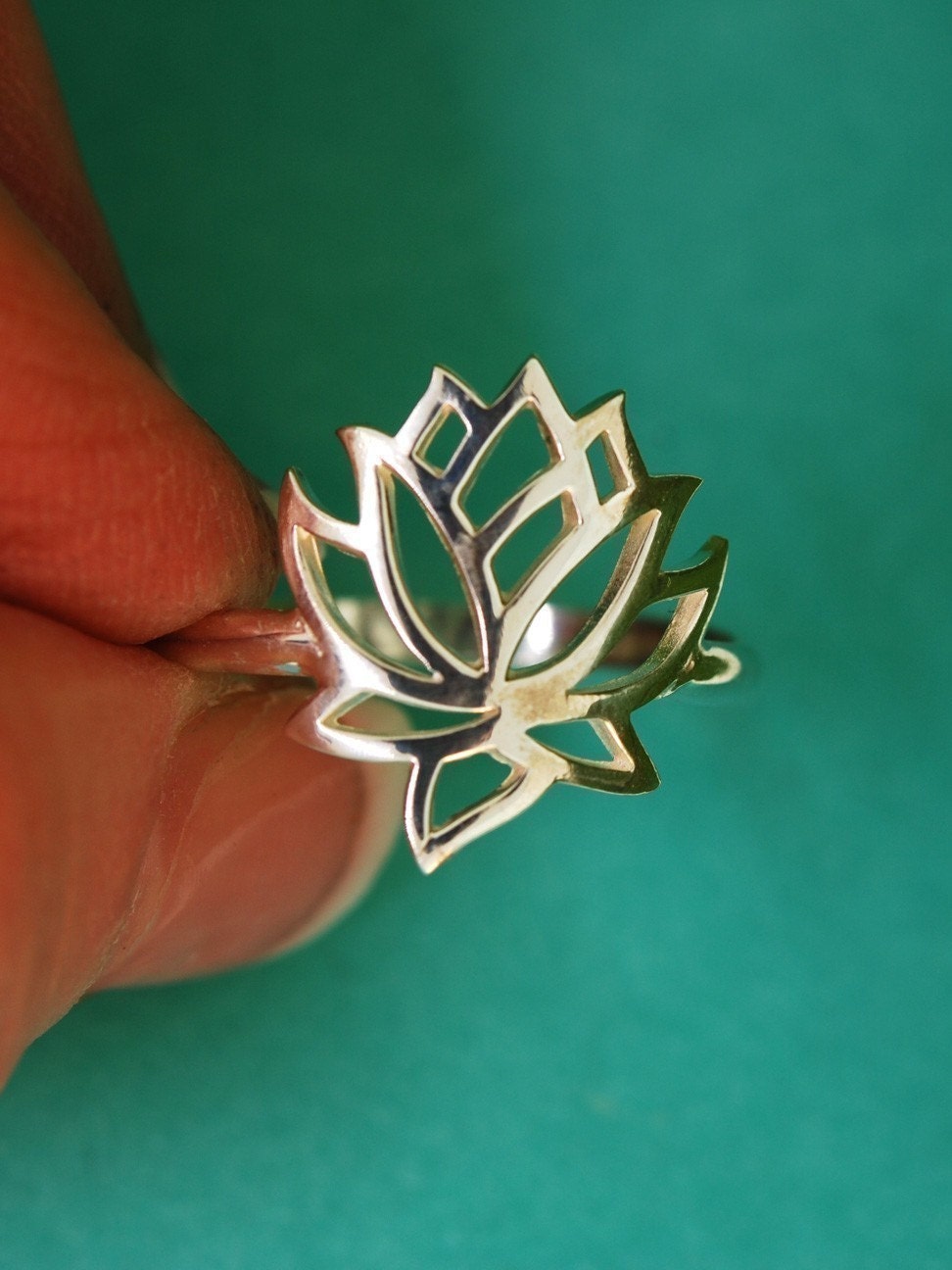 Full Lotus Flower Ring