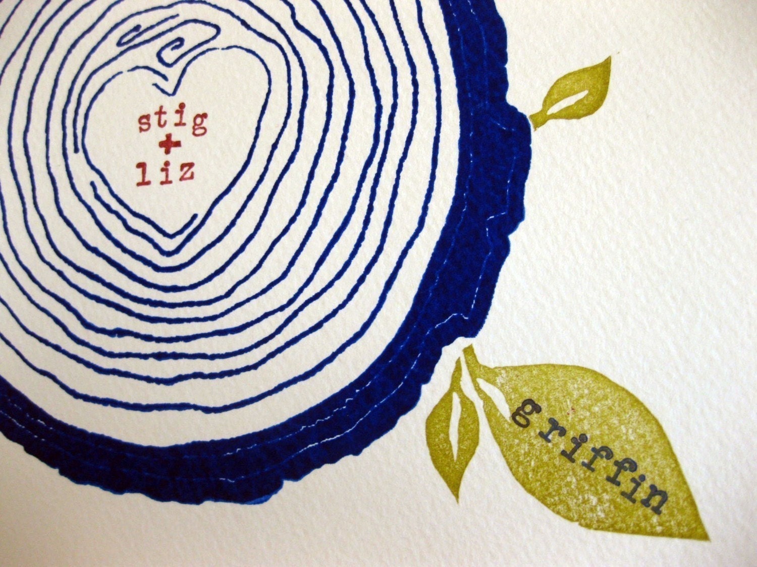 custom family tree -- blue
