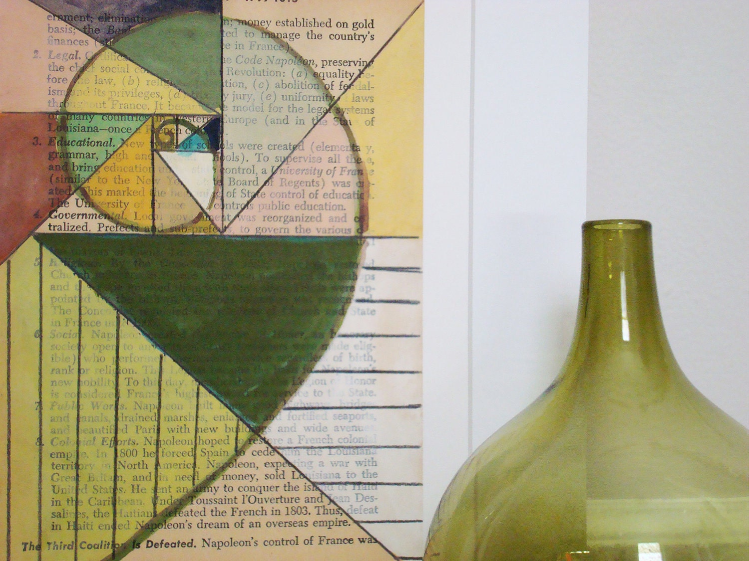 Golden Mean in Green - Fine Art Giclee Print