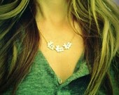 Initial Gold Bunnies and Gold Chain