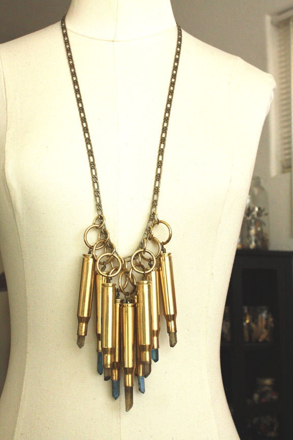 Cascading Smoky and Blue Crystal Bullets