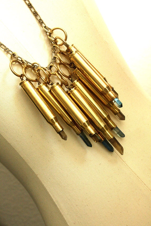 Cascading Smoky and Blue Crystal Bullets