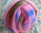 Barbie Pink Shock and Awe - hand dyed merino wool roving