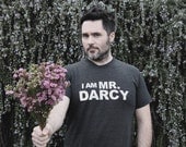 I Am Mr. Darcy- S.M.L.XL.              charcoal grey  - Jane Austen