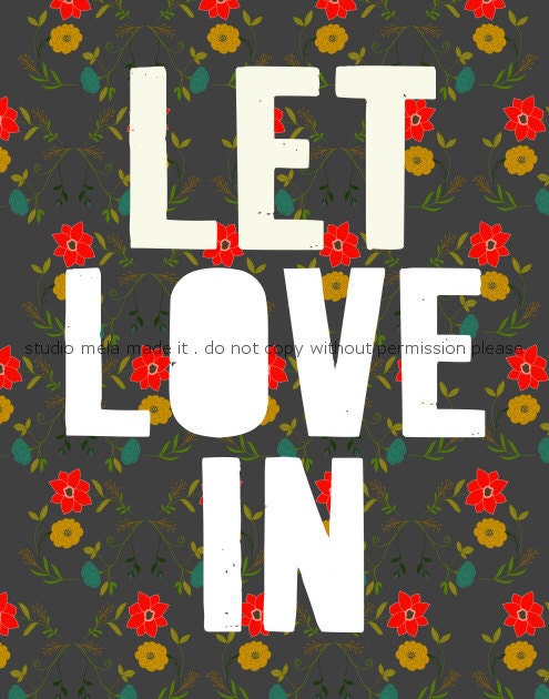 Let Love In (gray)