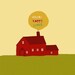 drawing art print house new home gift family children - OUR HOUSE