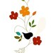 digital print, quote art, garden, art print, poster, illustration, library, gardener, floral bird print, studio mela - My Song To Sing