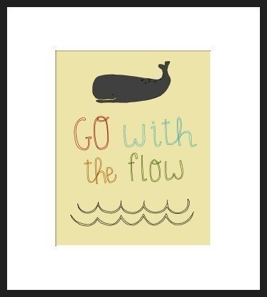 inspirational quote print, poster, colorful art, happy art, nursery art, kids room, kitchen art print - GOING, GOING