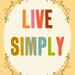 LIVE SIMPLY