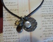 Fine Silver Charm Necklace