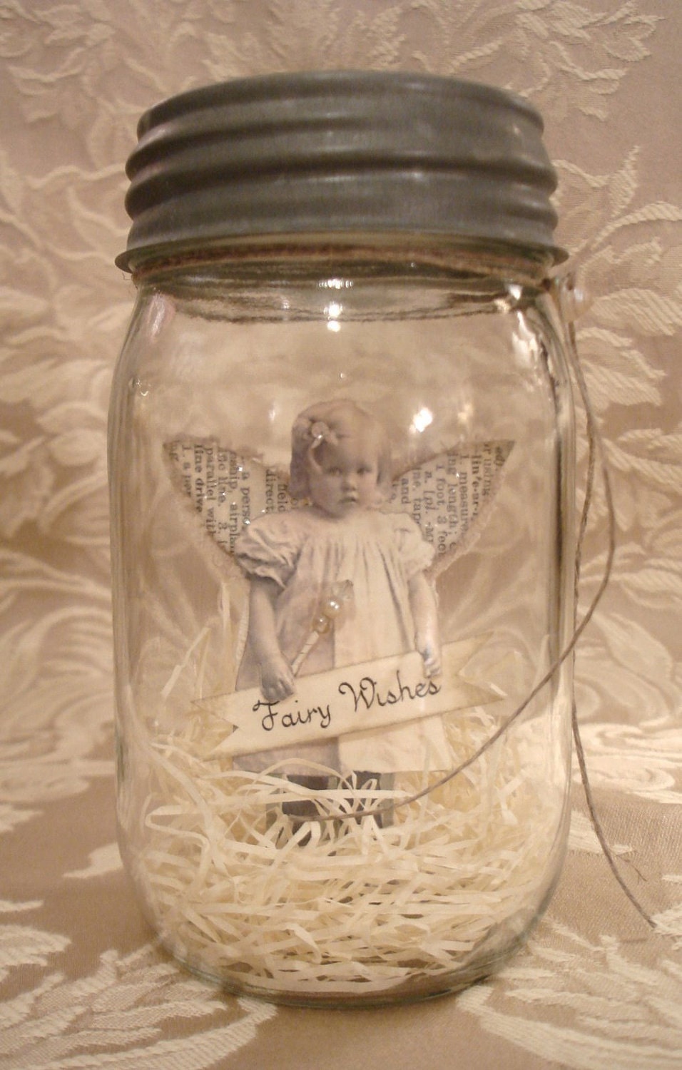 PDF Fairy in a Jar Tutorial no shipping cost
