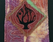 Whirled in a Tree series - two. A fiber art original