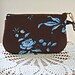 Wristlet Clutch Zipper Gadget Smart Phone Pouch West Indies Matilda Cocoa