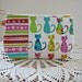 Clutch Wristlet Zipper Gadget Pouch Colorful Cats