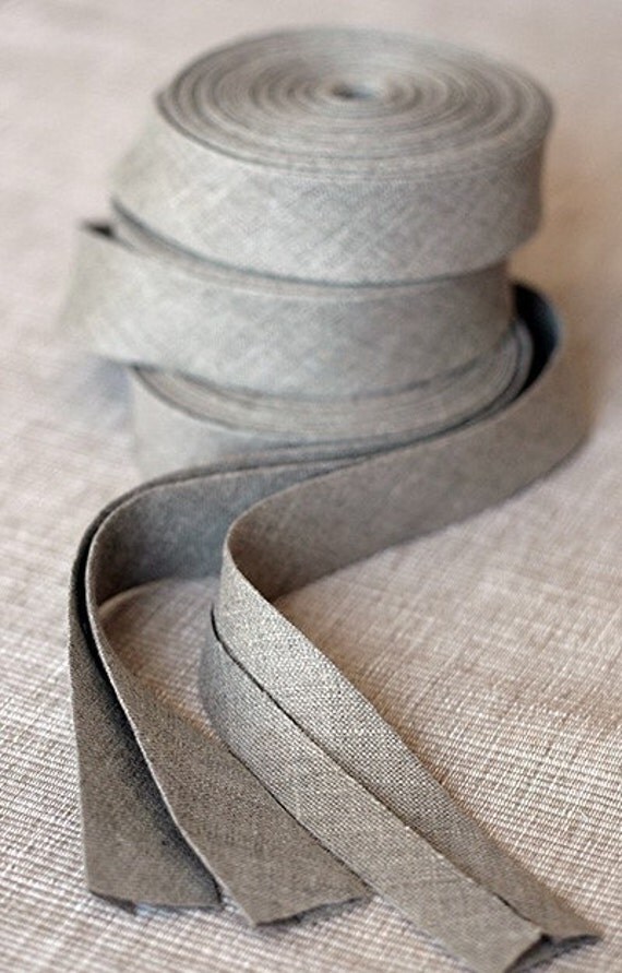 Linen bias tape - 3 meters - natural