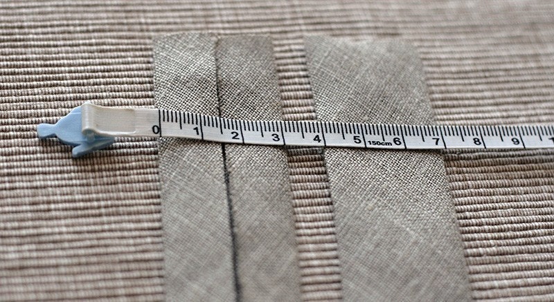 Linen bias tape - 3 meters - natural