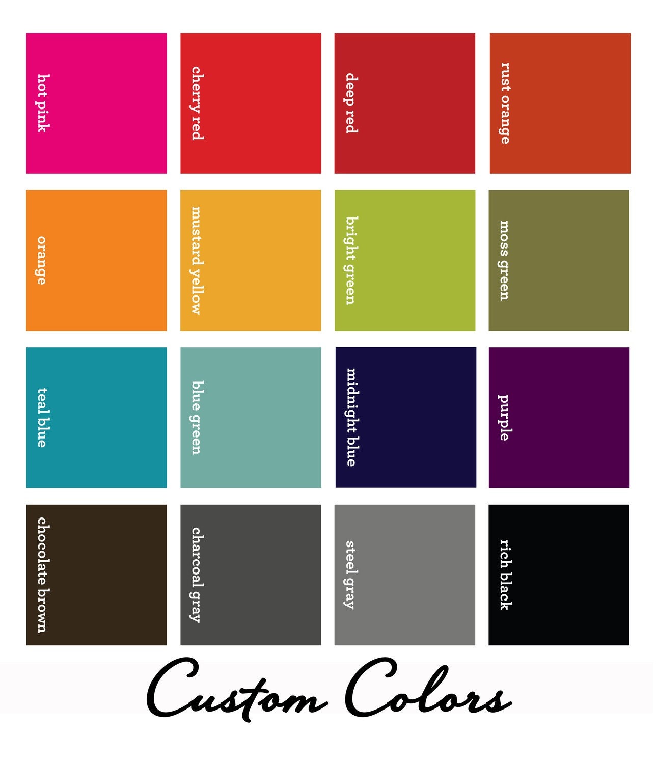 Custom Art Print - 11 x 14 - You Pick Your Color