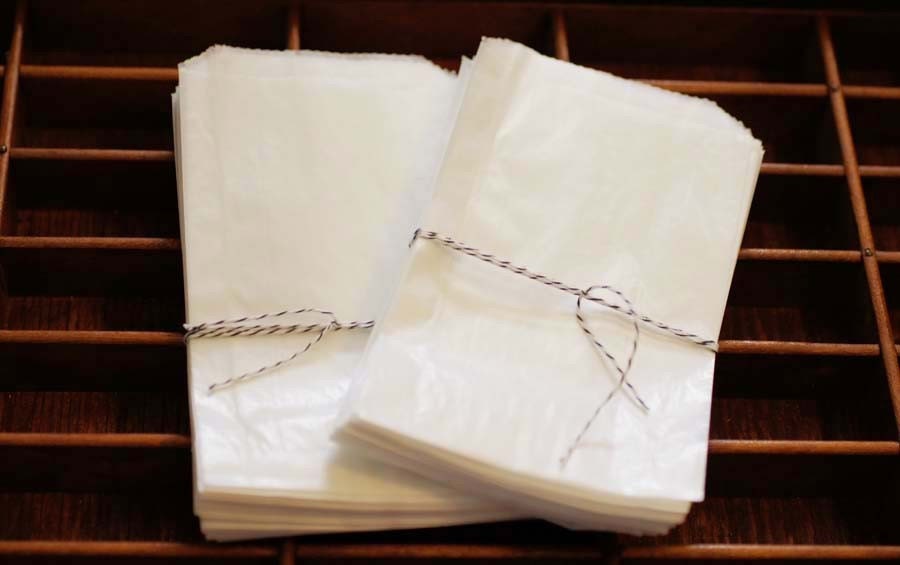 4oz Translucent Glassine Bags - 25