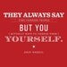 They Always Say Giclee Art Print - 11 x 14 - LIMITED EDITION Bright Red