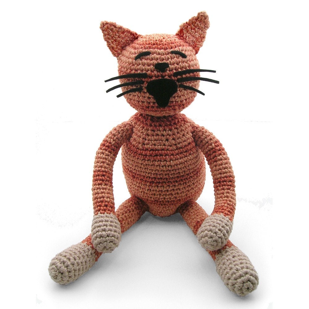 custom crocheted cat