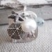 custom hand stamped necklace. Waves, Surf, Ocean Necklace, Beach Inspired Handstamped Silver Jewelry