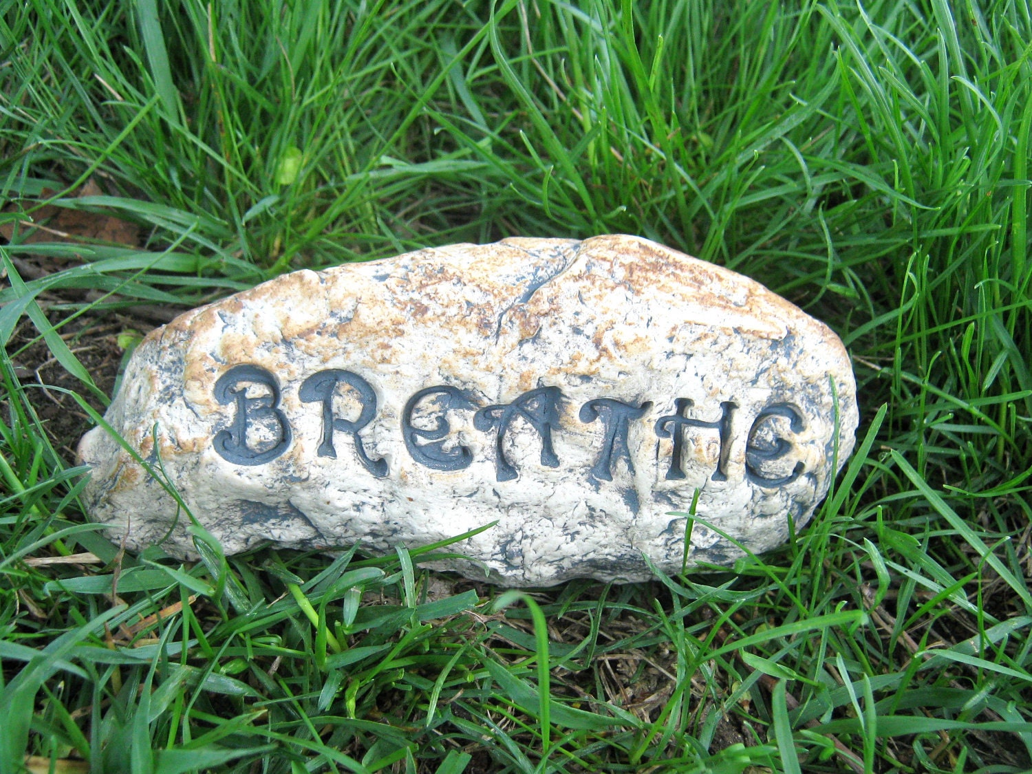 Garden Decoration Handmade Stoneware BREATHE
