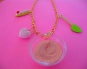 Pink Cake Batter Charm Necklace SALE