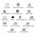 100 Custom Printed WHITE Satin Clothing Labels - Sewing Tags - SCREENPRINTED - Up to 4 Colors -  New Low Minimum - A USA Company