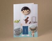 Vet Animal Hospital Gift Card featuring Badges