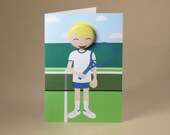Tennis Gift Card featuring Badge