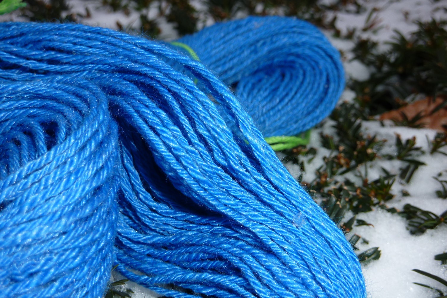 SPRING - 255 yards 4 ply handspun Merino Tencel sport weight yarn