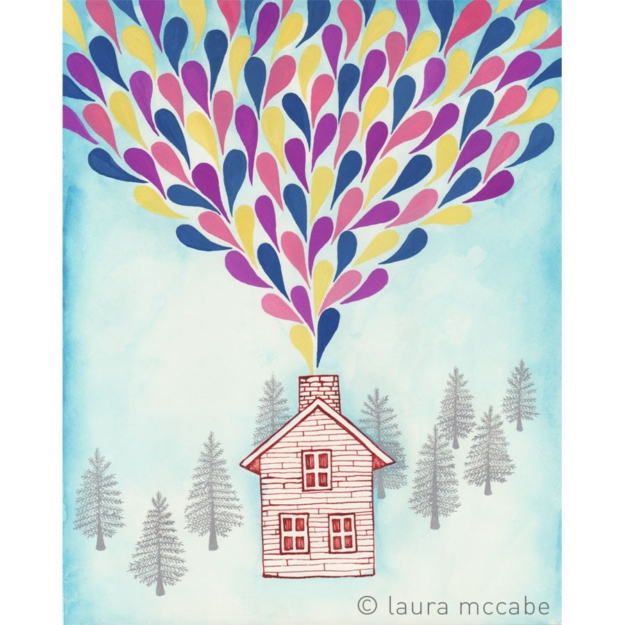 Joyful Home 8.5 x11 art print