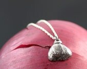 Tiny Fig pendant, Sterling silver, made to order, fig jewelry, fruit jewelry