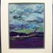 No.564 Blue Sky - Needlefelt Art XLarge - Mat Included - Mounted and Frame Ready