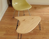 Booma end  Coffee table set  - Hair pin legs -  Eames Era  - Mid Century Modern Design