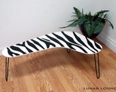 Mid Centruy Booma-rang coffee cocktail table ZEBRA Mid Century Modern