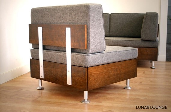 E.F. Lounge chair   Mid Century Modular seating system