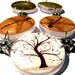 Woodland Statement Necklace: Dragonfly, Tree of Life Beaded Bib Necklace