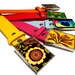 Colorful Leather Belt for Buckle: Red, Yellow, Orange, Blue, Pink Belts
