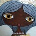 12 x 12 inch Mixed Media Original Painting - Golden Angel