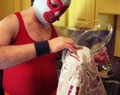 lucha linen tea towel