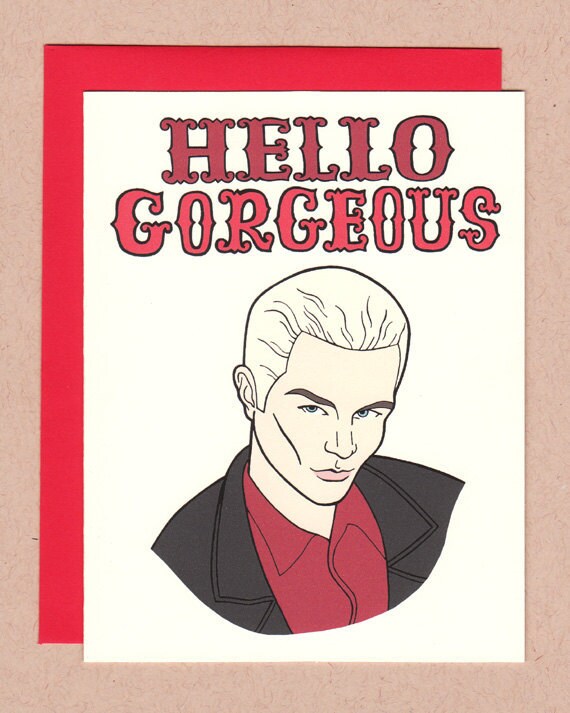 Spike card - buffy the vampire slayer tribute